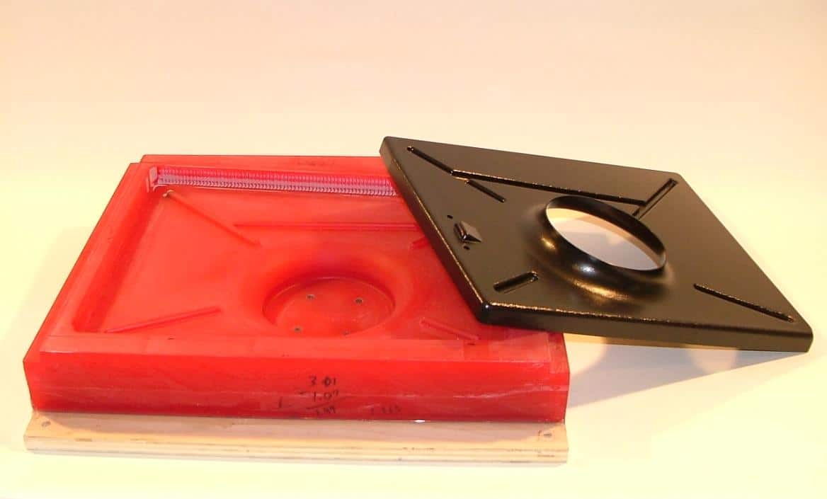 CNC Machined Air Handling Part and Mold